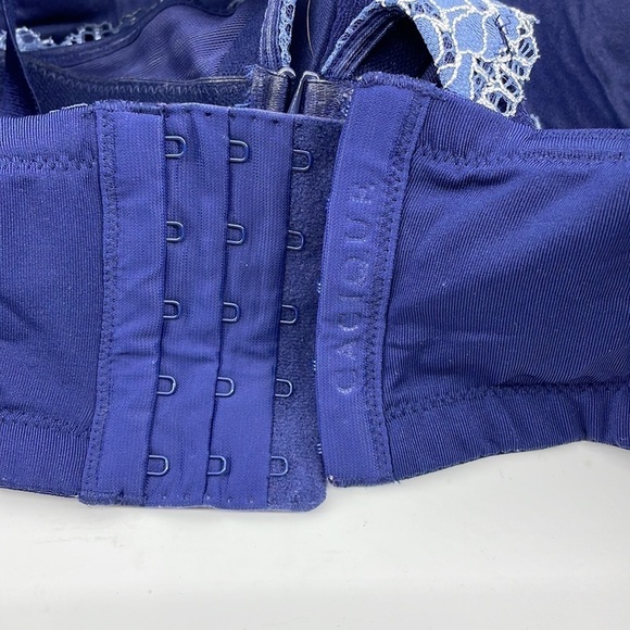 Cacique Navy Blue Balconette 46DD Bra Lightly Line - Picture 9 of 9